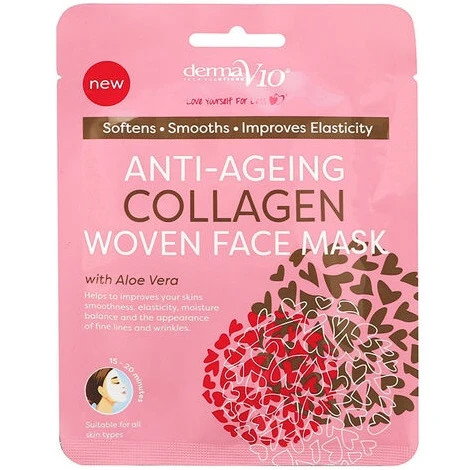 Derma V10 AntiAgeing Collagen Face Mask