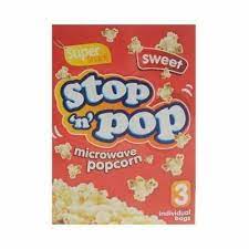 Copy of Stop 'n' Pop Microwave Popcorn Sweet 3 x 85g