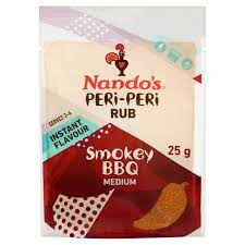 Nandos Peri Peri Smokey BBQ Rub 25g