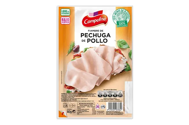 Campofrio Slices of Cooked Chicken 80g