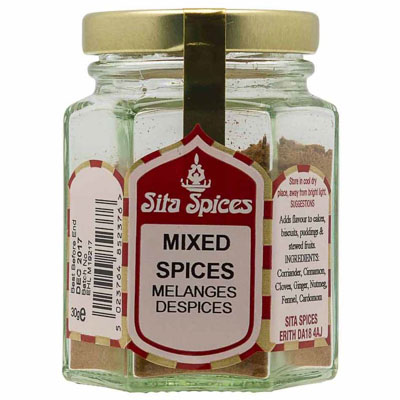 Sita Spices Mixed Spices Glass Jar 30g