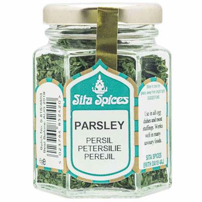 Sita Spices Parsley Glass Jar 6g