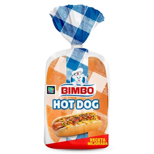 Bimbo Hot Dog Buns x 4