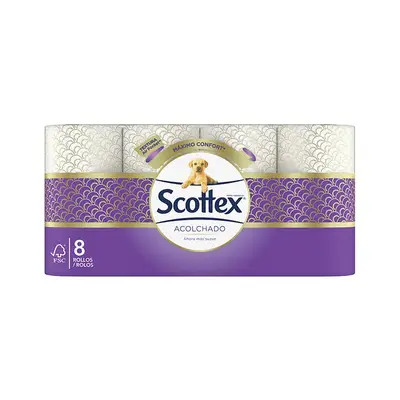 Scottex Toilet Roll 8 pack
