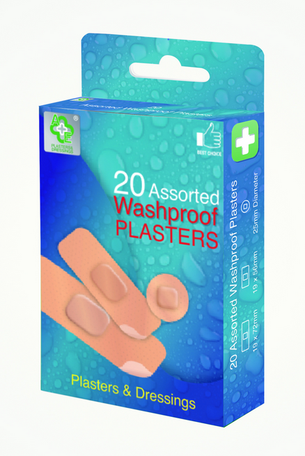 A&E Assorted Plasters 20's