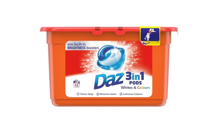 Daz 3 in 1 Pods Whites  & Colours (12)