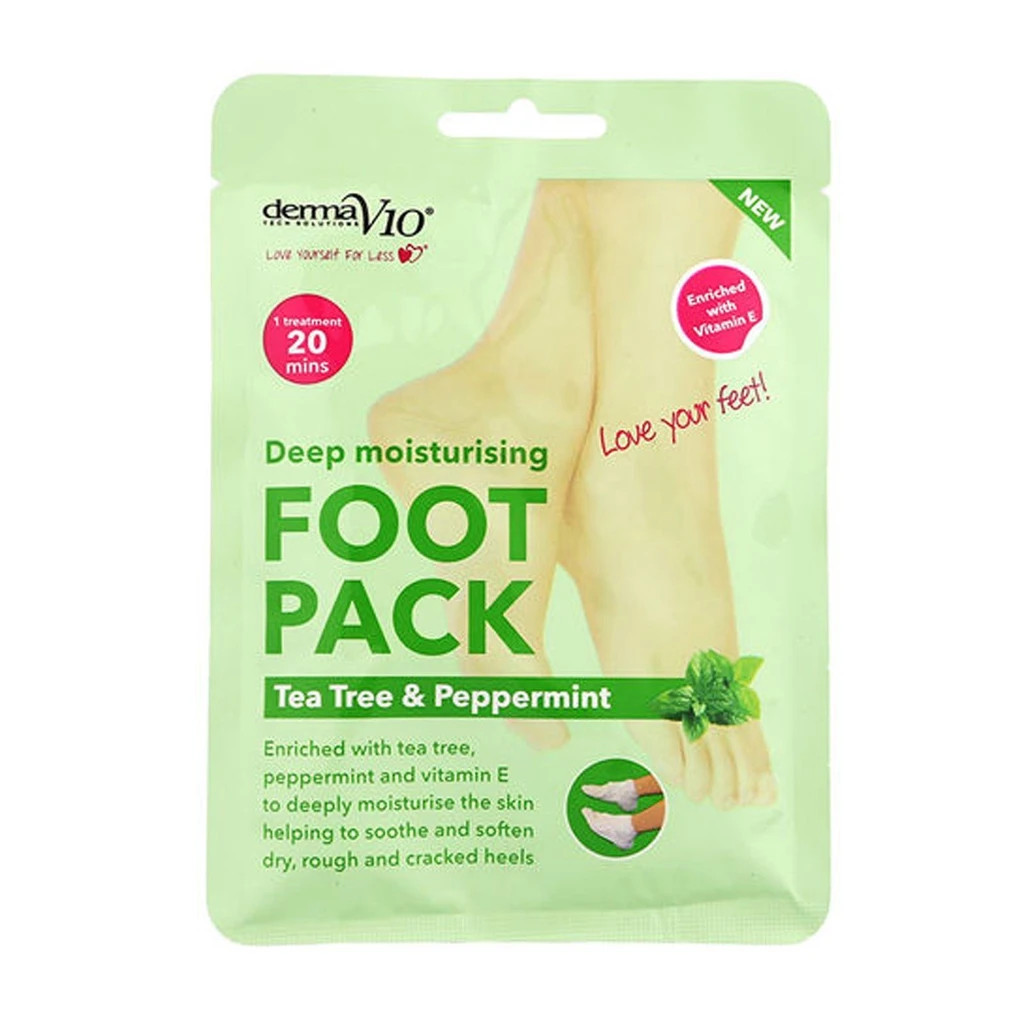 Derma V10 Moisturising Foot Pack Teatree