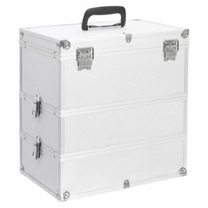  Make-up Case 14.6"x9.4"x15.7" Silver Aluminum A949-91839