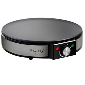 MegaChef Nonstick Crepe and Pancake Maker Breakfast Griddle D970-MC-2900PM MegaChef Nonstick Crepe and Pancake Maker Breakfast Griddle D970-MC-2900PM