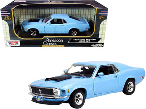 1970 Ford Mustang Boss 429 Light Blue 1/18 Diecast Model Car by Motormax F977-73154lght-bl 1970 Ford Mustang Boss 429 Light Blue 1/18 Diecast Model Car by Motormax F977-73154lght-bl