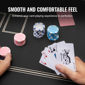 Poker Table Top 70 x 35 Inch Poker Mat 6-8 Players Foldable with Bag Black E415-PKZD705X355IQECM4V0 Poker Table Top 70 x 35 Inch Poker Mat 6-8 Players Foldable with Bag Black E415-PKZD705X355IQECM4V0