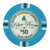 Bluff Canyon 13.5-Gram Poker Chips (25-pack) - Clay Composite K940-10759448691006
