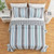 Twin 2 Piece Coastal Starfish Sand Dollar Grey Blue White Nautical Quilt Set Q280-TWHD3750