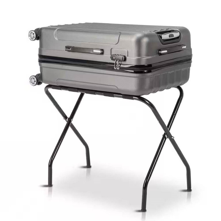 Sturdy Black Metal Foldable Luggage Rack Q280-KHBMLR204938571