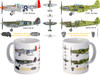 P-51 Mustang Spitfire Merlin Mug