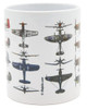 WWII Fighter Planes (P-51, P-40, F4U, Corsair) Mug