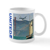 United 777 San Francisco 2025 Fleet Week Mug