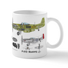 Robin Olds P-51 Mustang Mug