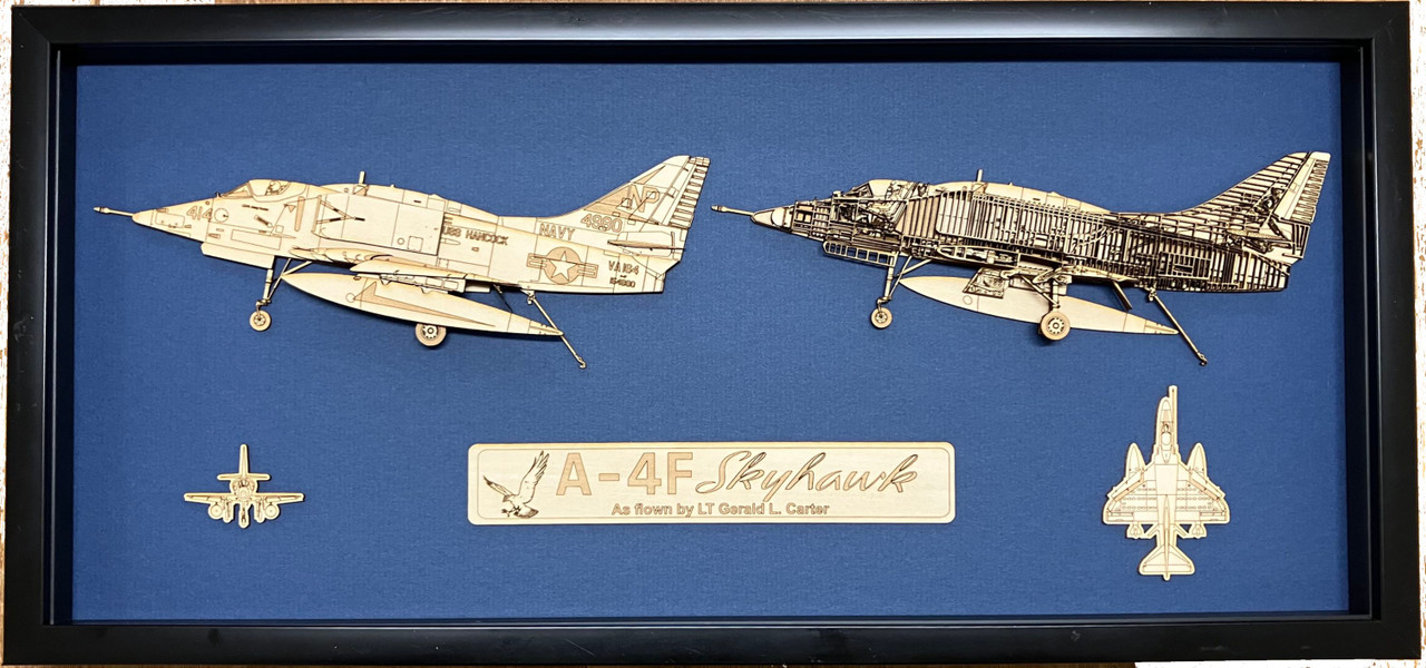 A-4E Skyhawk Wood Model