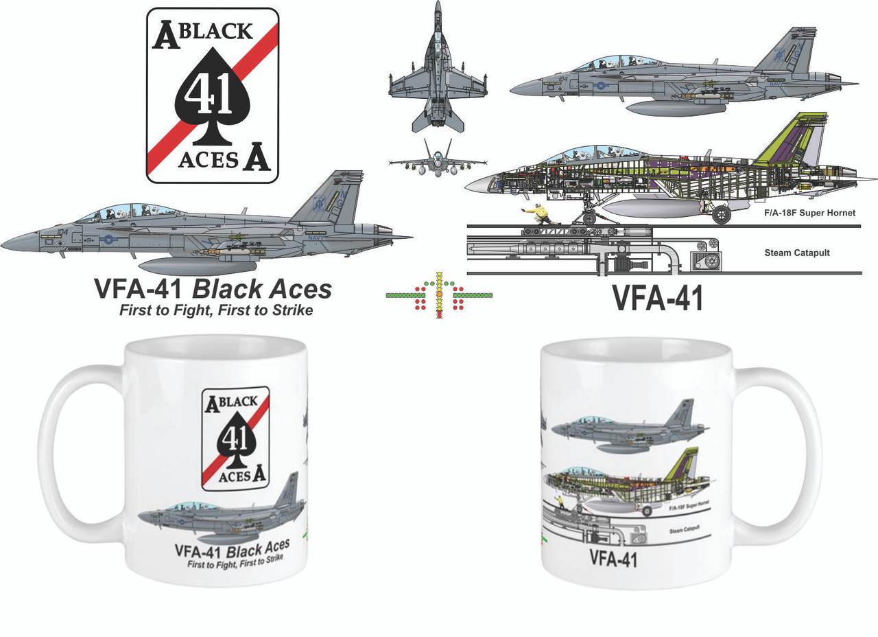 F/A-18E Super Hornet Squadron Mug