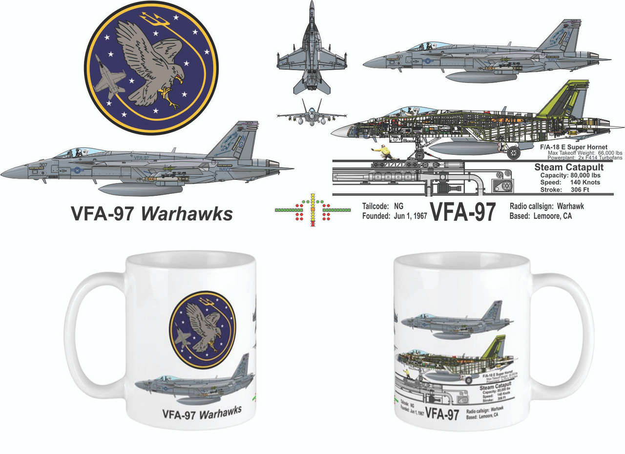F/A-18E Super Hornet Squadron Mug