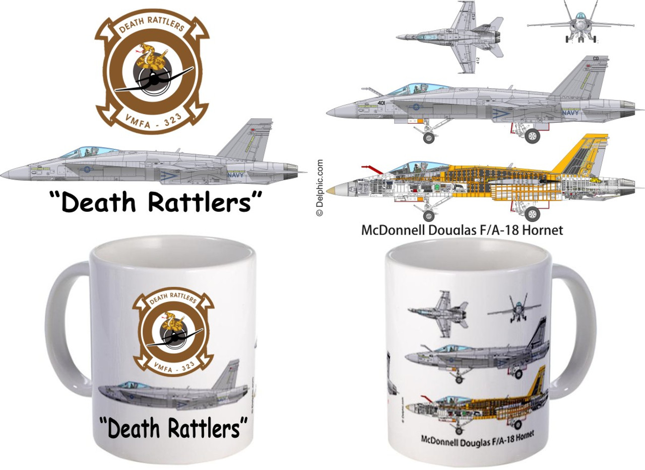 F/A-18 VMFA-323 Coffee Mug