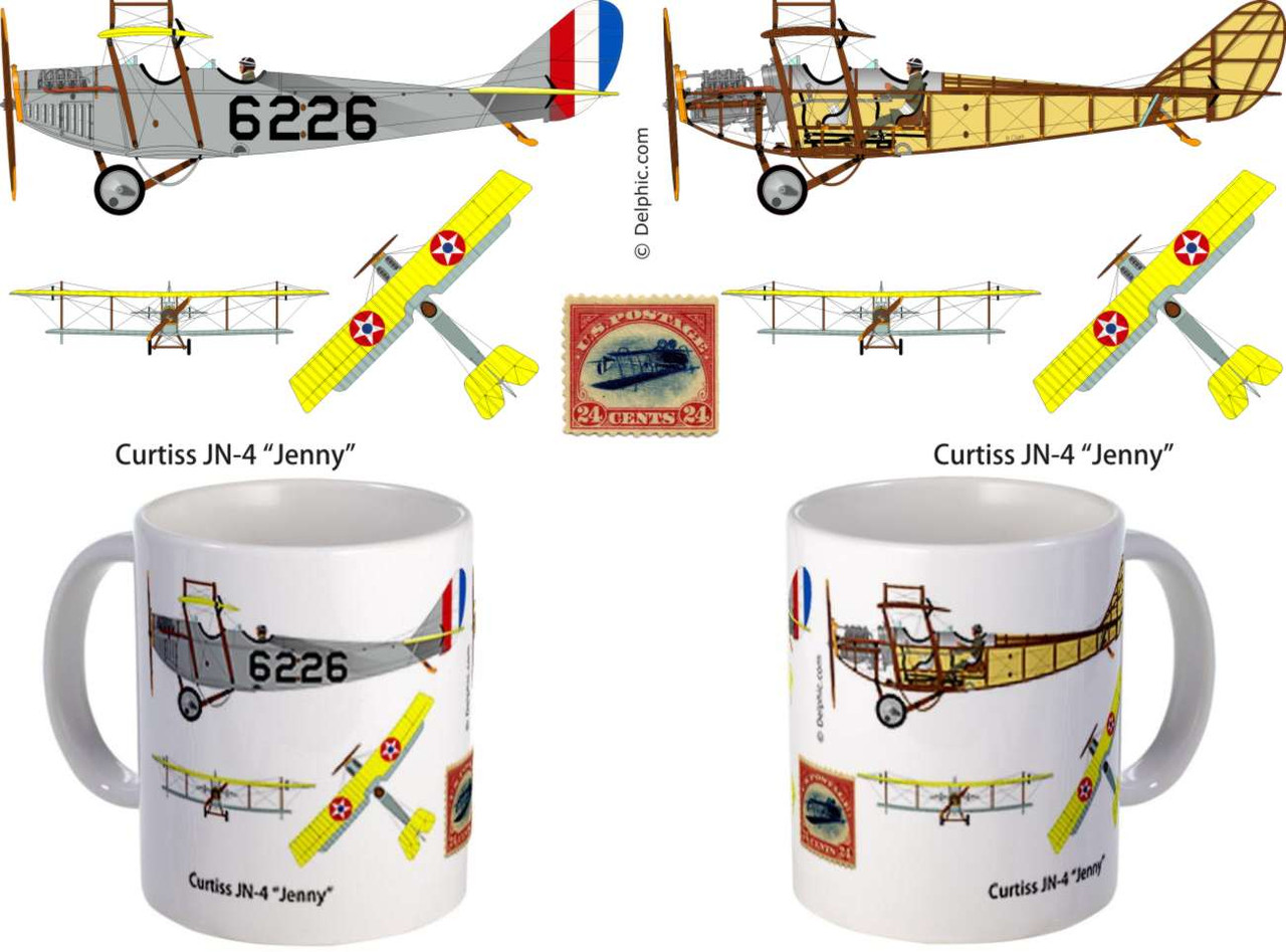 JN-4 Jenny (Navy) Coffee Mug