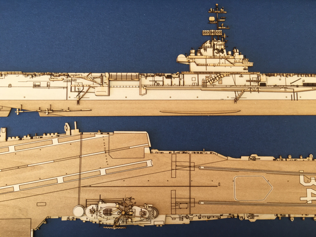 1280px x 960px - USS Oriskany CVA-34 Wood Model