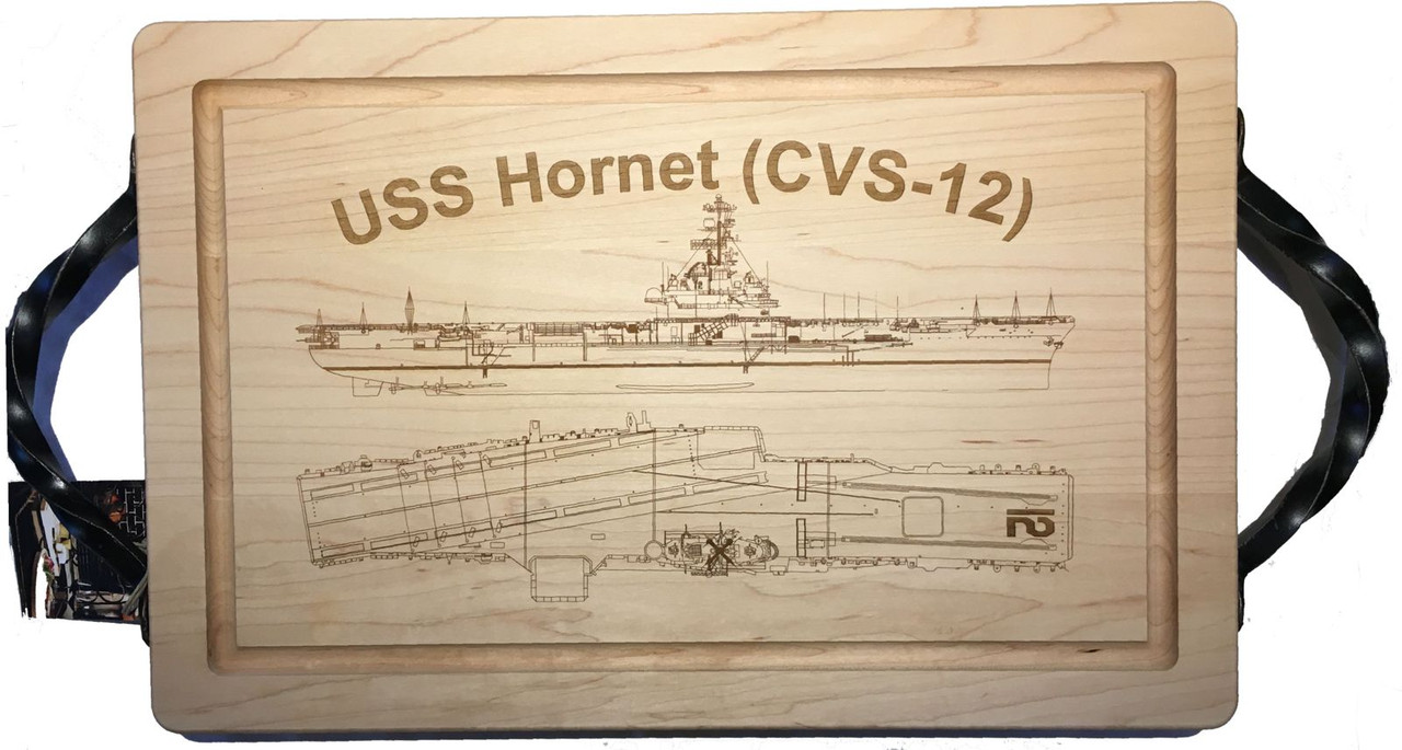 USS Hornet (CV-12) Cutting Board