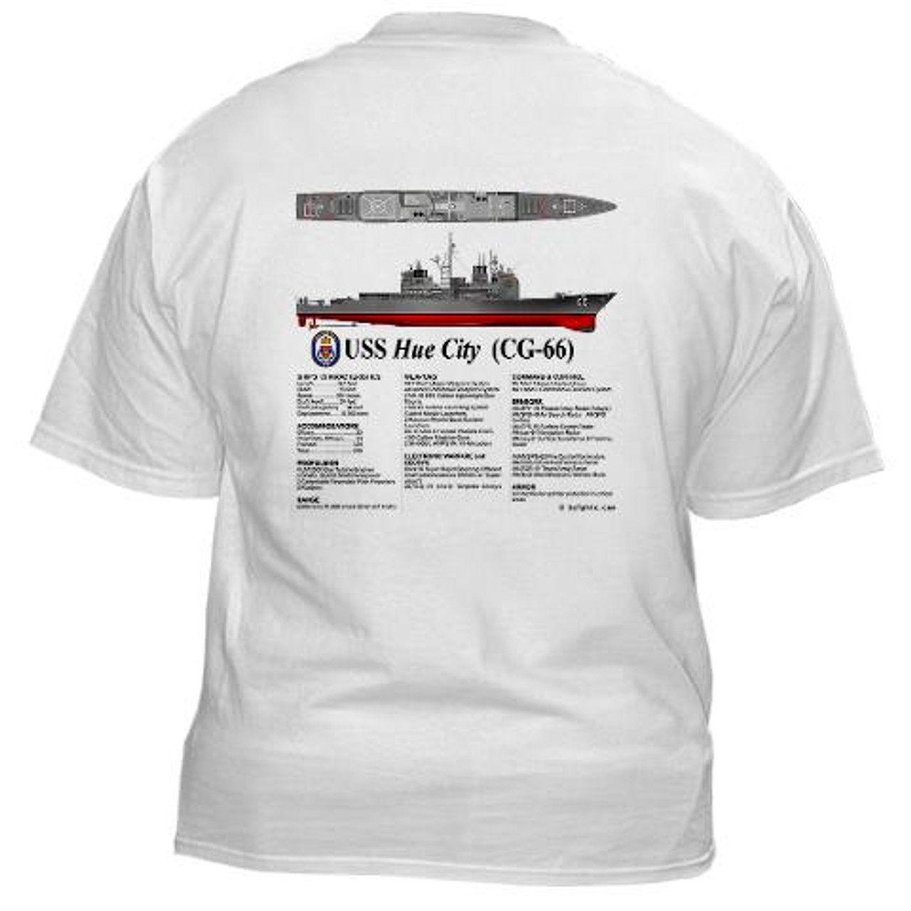 USS Hue City (CG-66) White T-shirt