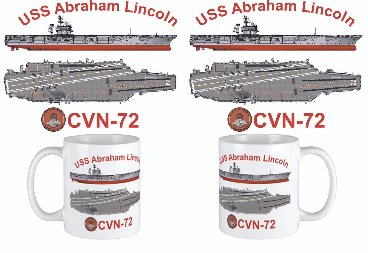 USS Lincoln CVN-72 Coffee Mug