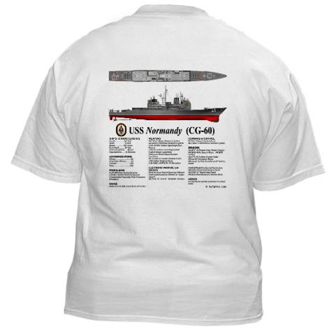 USS Normande (CG-60) White T-shirt