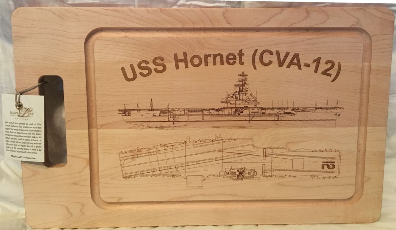 USS Ticonderoga (CVA-14) Cutting Board