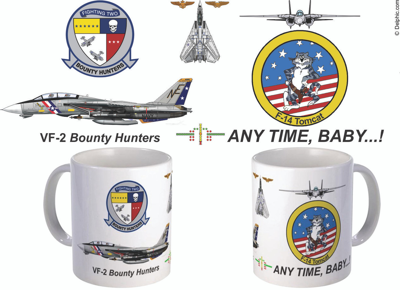 F-14 Tomcat Squadron Mug