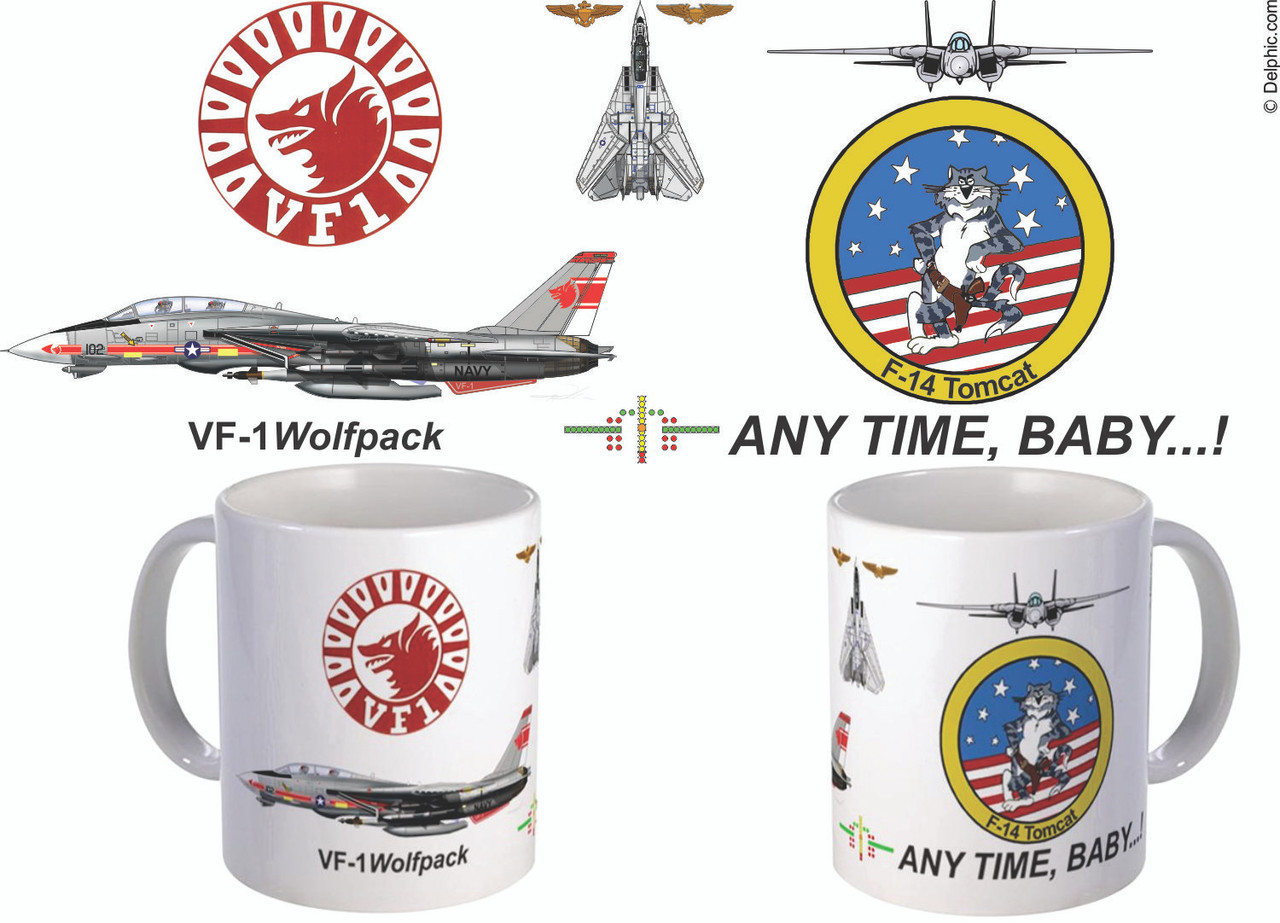 F-14 Tomcat Squadron Mug