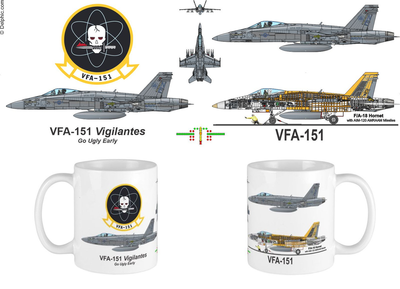VFA-151 F/A-18C Hornet Mug