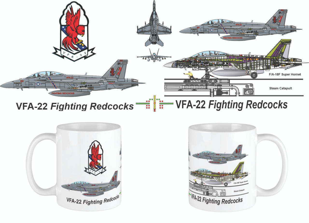 F/A-18F Super Hornet Squadron Mug