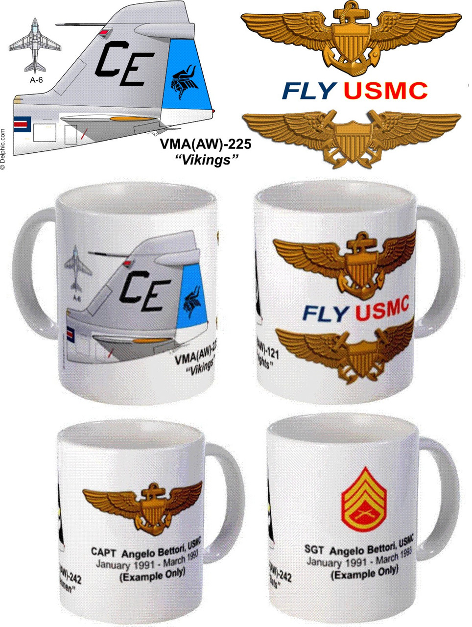 VMA(AW)-225 "Vikings" A-6 Intruder Mug