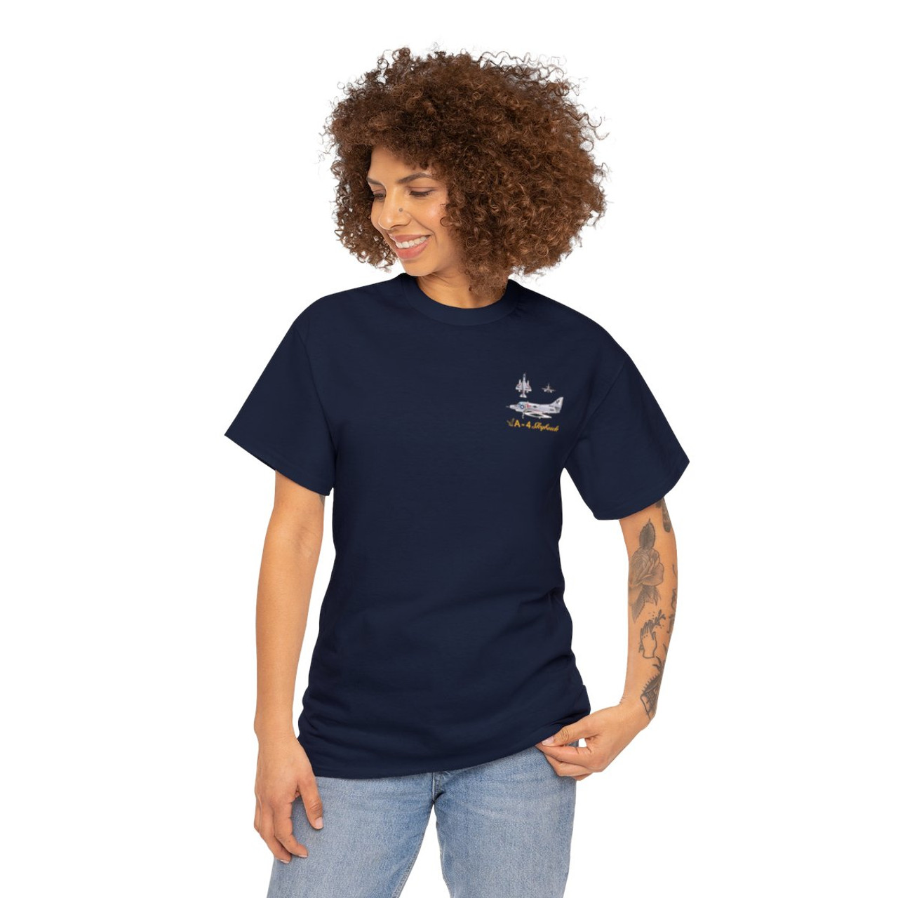 Vietnam Era A-4 Skyhawk Landing Color T-Shirt