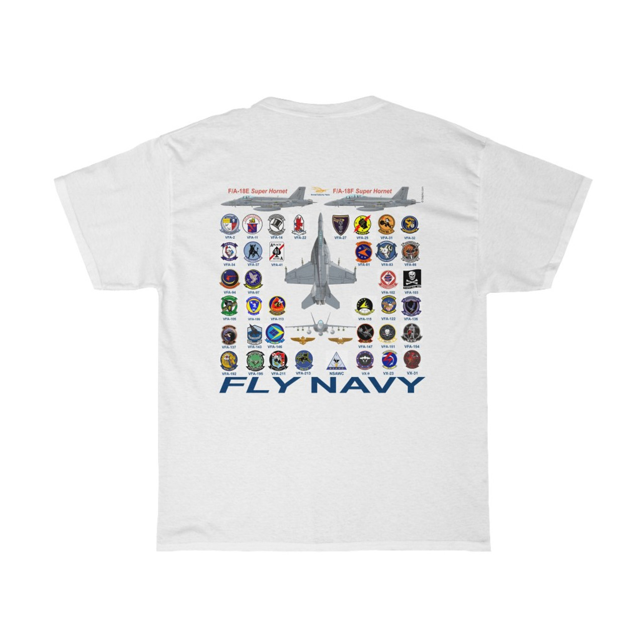 F/A-18 Super Hornet All Squadron T-Shirt