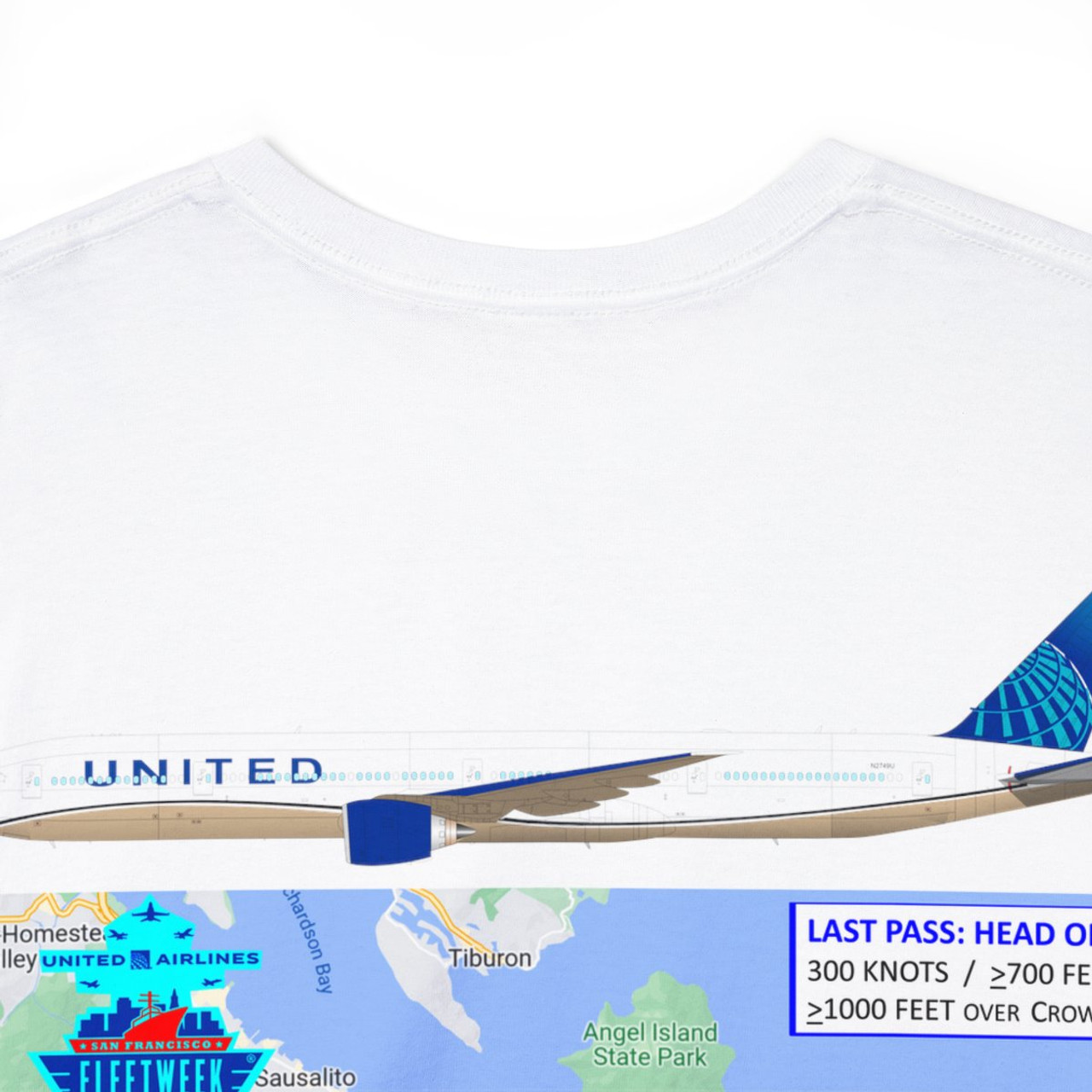 United Fleetweek 777 & 747 Unisex Heavy Cotton Tee