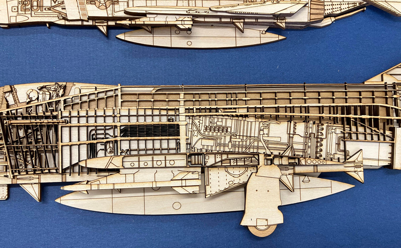 F-4B Phantom II  Wood Model F-4B Phantom II  Wood Model