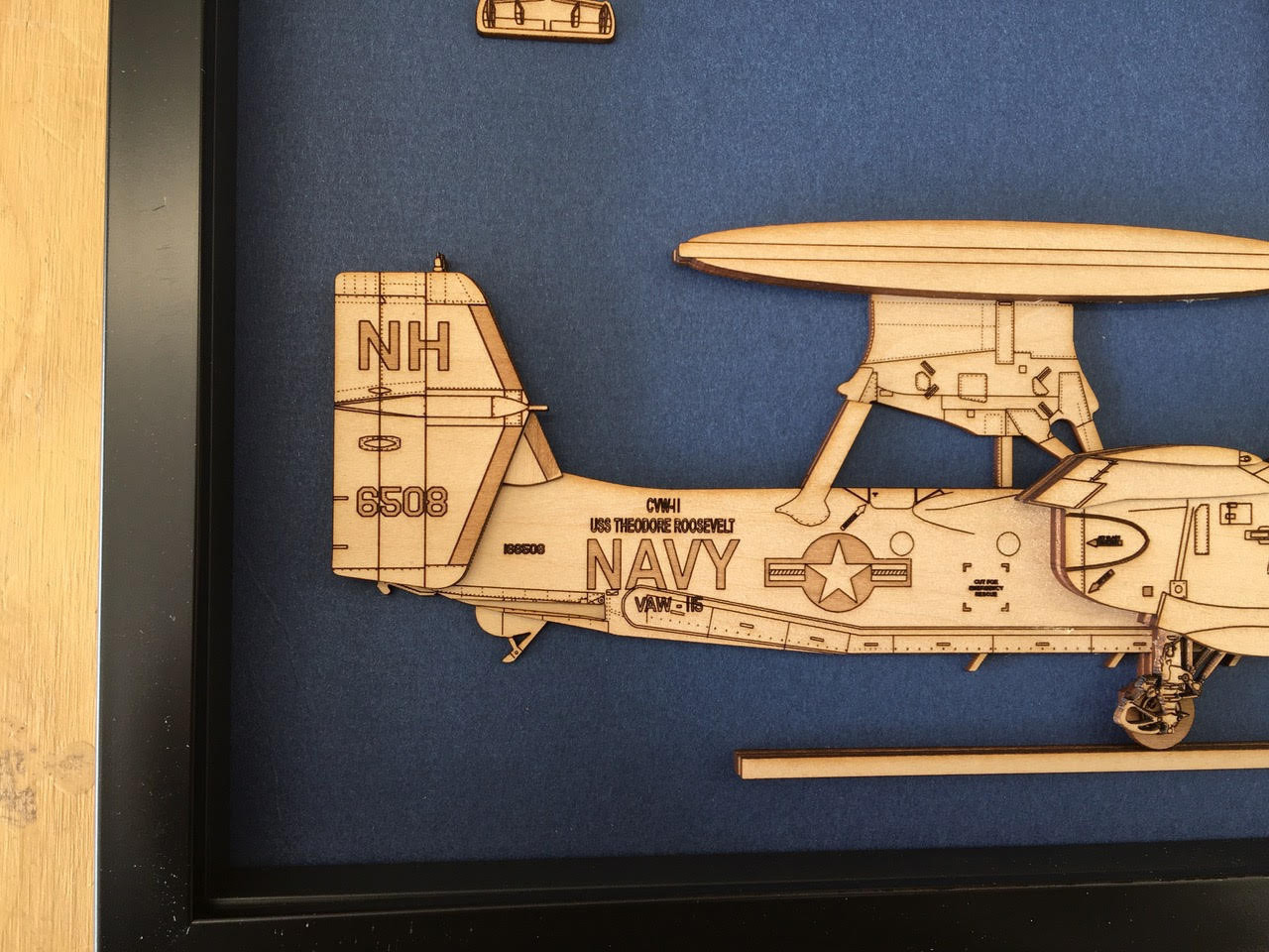 E-2D Advanced Hawkeye w/ Refuel Probe Wood Model