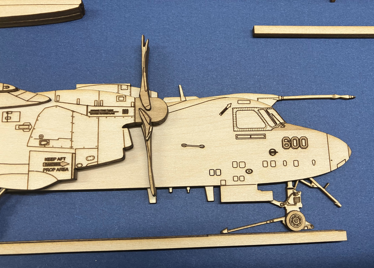 E-2D Advanced Hawkeye w/ Refuel Probe Wood Model