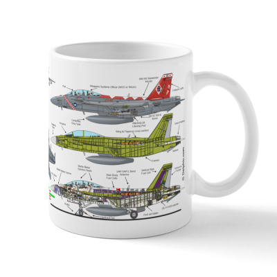 F/A-18 Super Hornet CAG Bird Mug