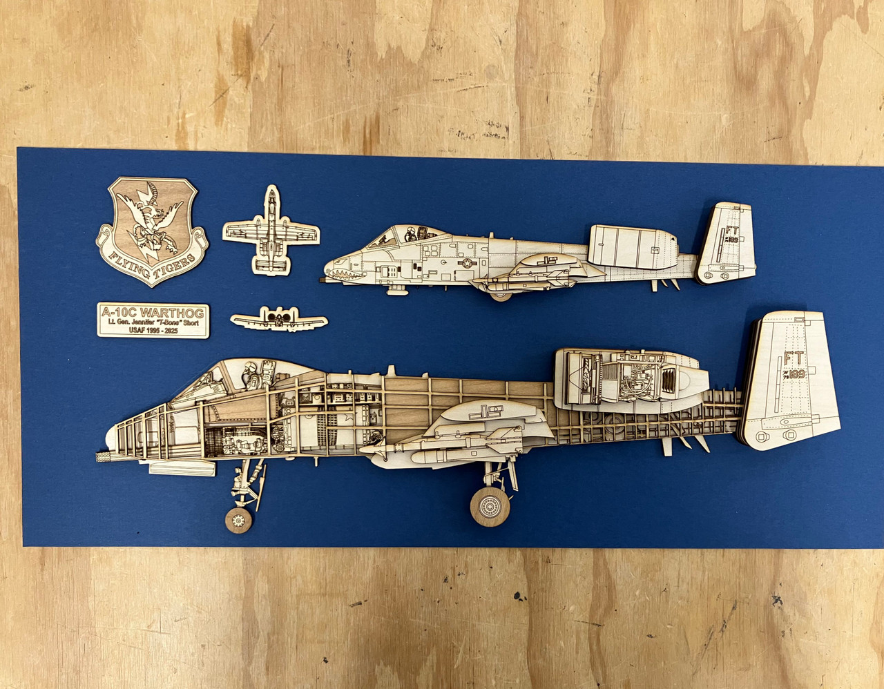 A-10 Thunderbolt II  Wood Model