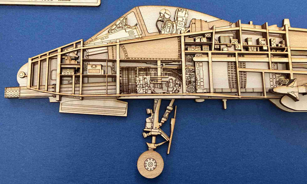 A-10 Thunderbolt II  Wood Model