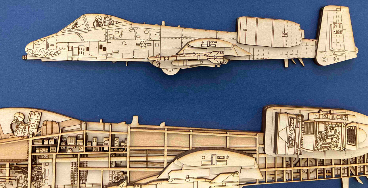A-10 Thunderbolt II  Wood Model
