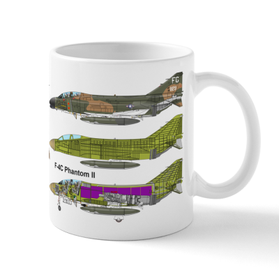 Robin Olds F-4C Phantom II Mug