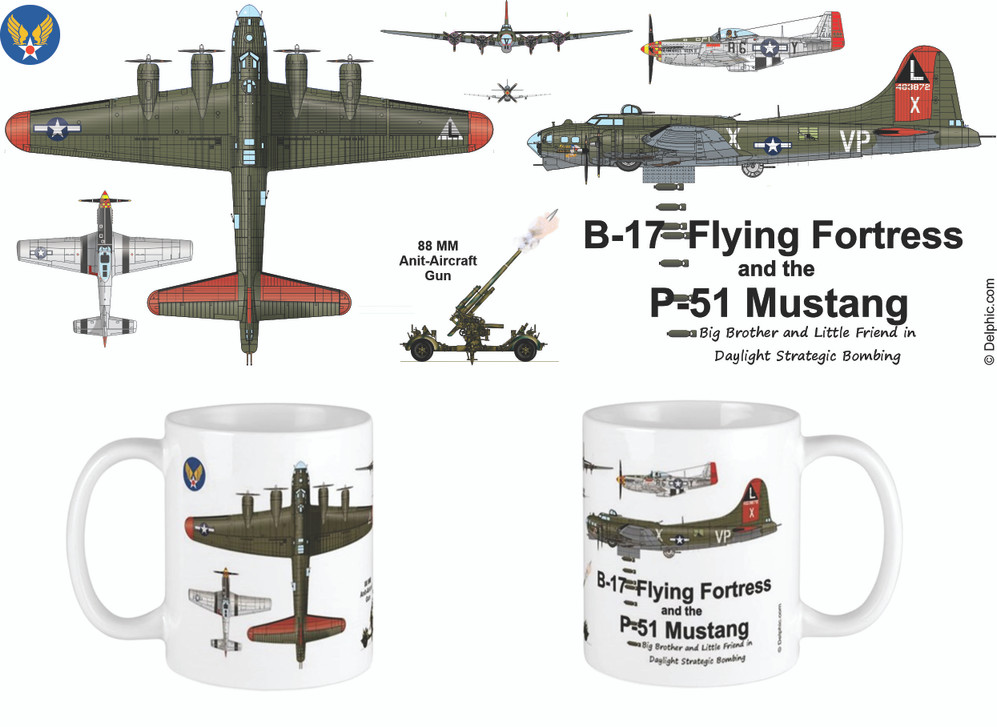 P-51/B-17 Coffee mug P-51/B-17 Coffee mug